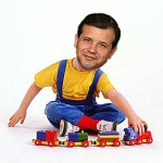 Pulido loves to play with his toys