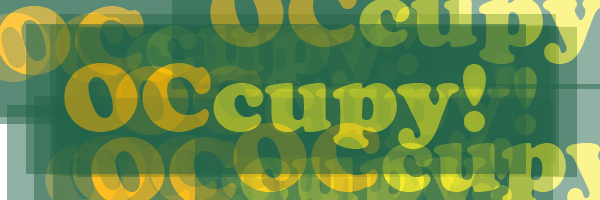 OCcupy! overlays Overlays of OCcupy logo