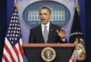 Obama at press conference