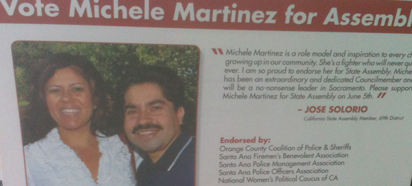 Martinez and Solorio flyer Flier with Martines and Solorio