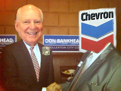 Don Bankhead Head and Chevron logo over Kiger/Whitaker pic