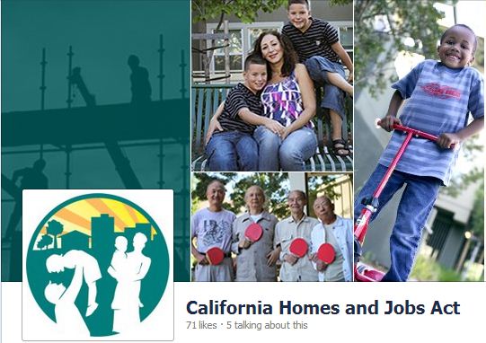 California Home and Jobs Act Facebook page photo and header