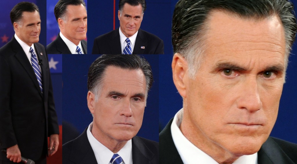 Mitt Collage, 2nd Debate Collage of Romney facial expressions from 2nd debate