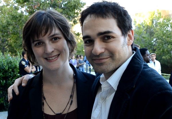 Sandra Fluke & fiance at Clinton UCI Event 600pxw Sandra Fluke & fiance at Clinton UCI Event