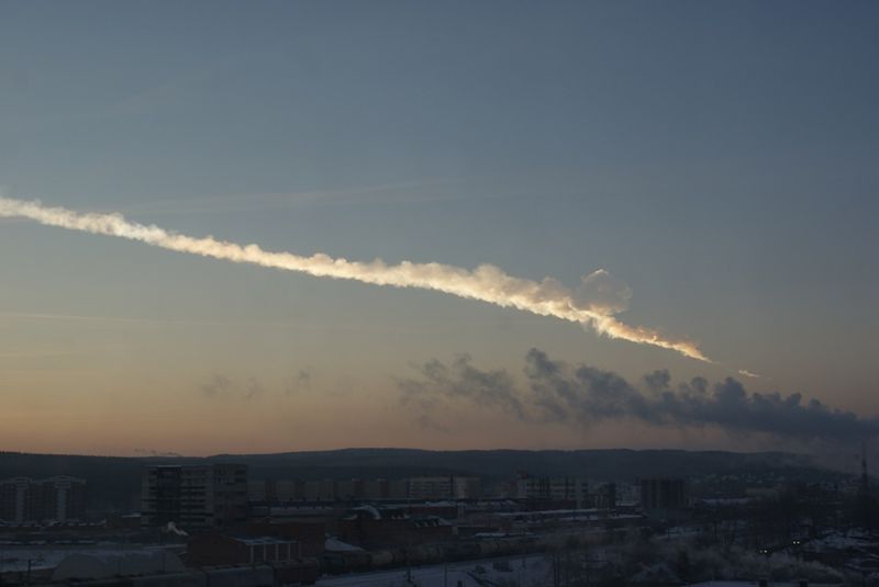 Meteor over Chelyabinsk (as seen from Ekaterinberg)