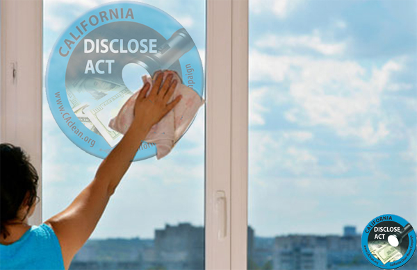 CA Disclose Act - window cleaning