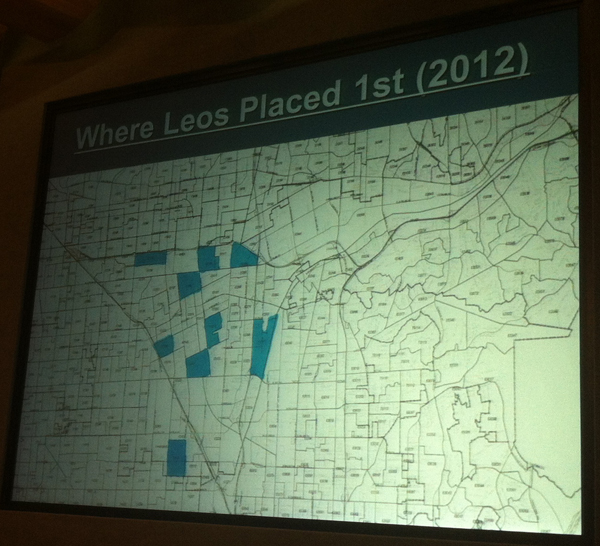 Slide 15, Where Leos Placed First in 2012
