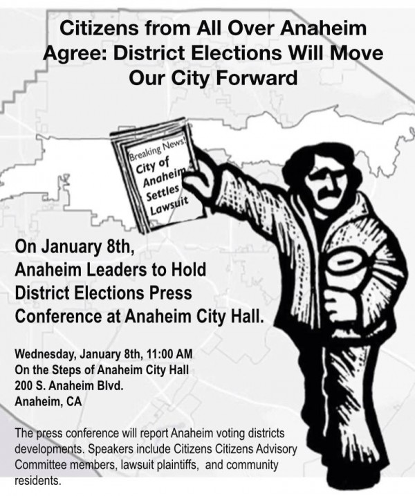 Anaheim Districting Press Conference Anaheim Districting Press Conference