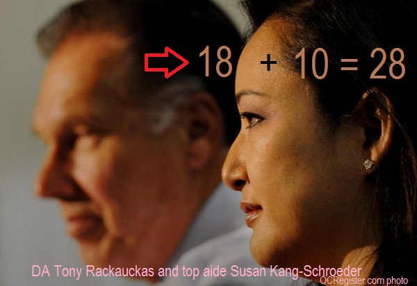 Susan Kang Schroeder with Rackauckas Susan Kang Schroeder with Rackauckas
