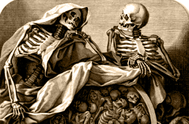 Skeletons having conversation 2