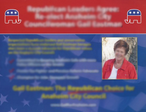 Gail Eastman mailer with infringing logo Gail Eastman mailer with infringing logo