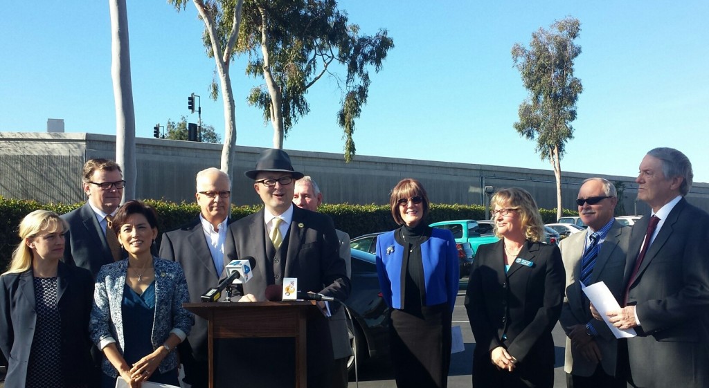 Our toll lane fighters, left to right:  HB Mayor Jill Hardy, 