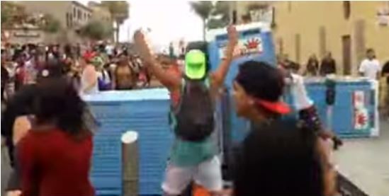 Finally sick of law enforcement not letting them do whatever they wanted, rioters took to the streets and trashed them.