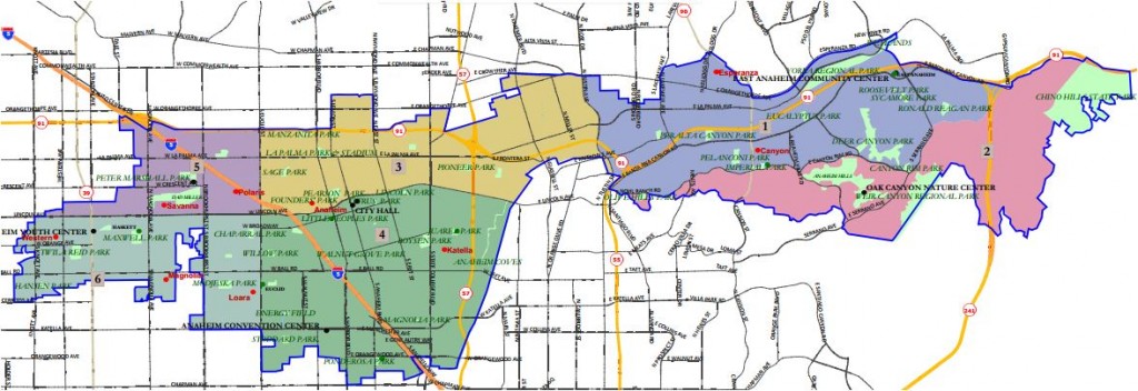 Anaheim Maps - Bengochea Whole City
