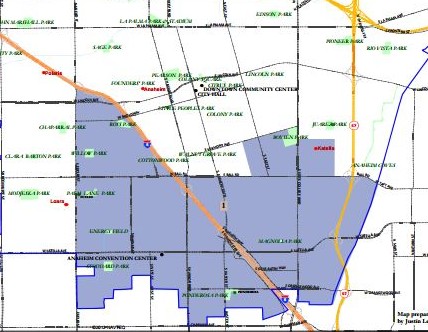 Anaheim Maps - Ponderosa (partial)
