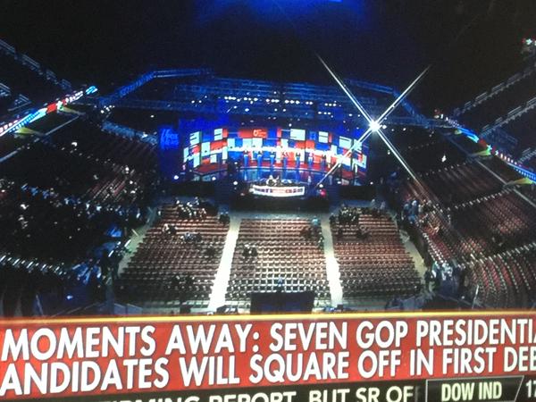 GOP JV Debate - empty auditorium