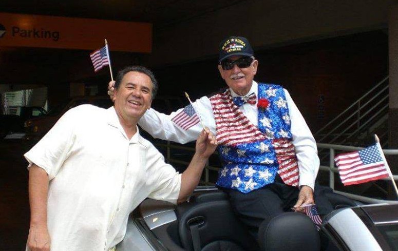 (Hoagy on left, at some patriotic thing...)