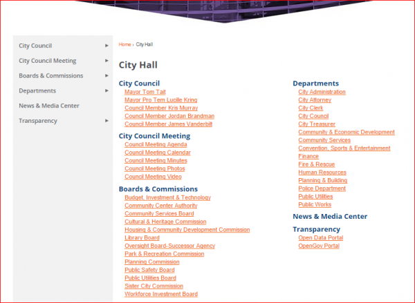 Anaheim Website 2 - City Hall