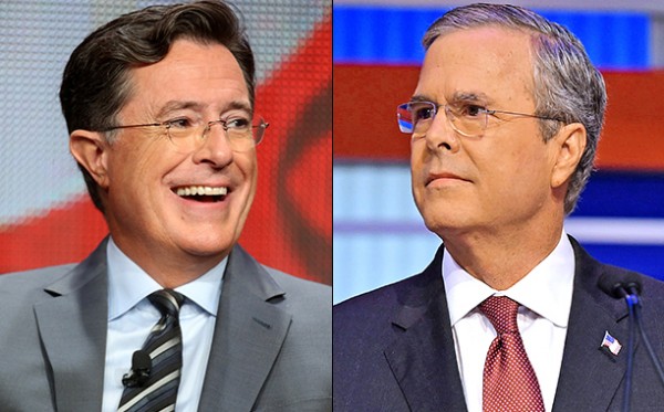 Stephen Colbert introduced one of his new "stock characters" on the inaugural version of "The Late Show" yesterday: "Mr. Hapless Former Front-Runner."