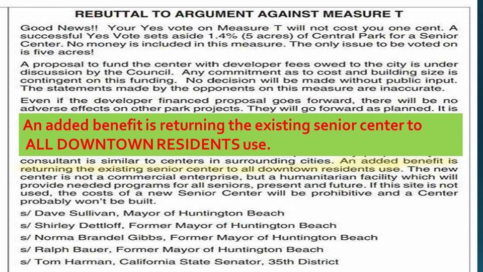 senior center promise measure t