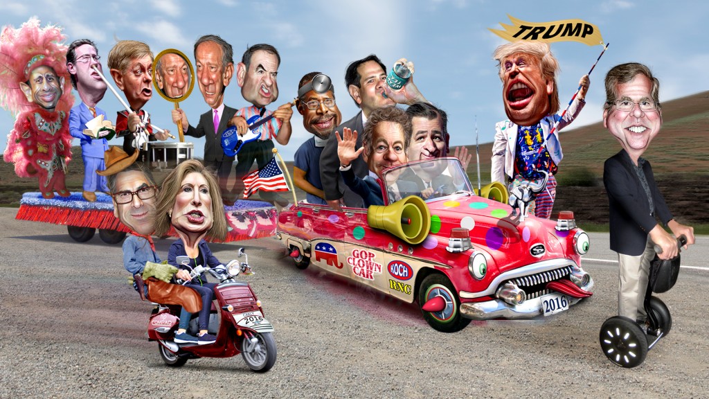 2016 republican clown car