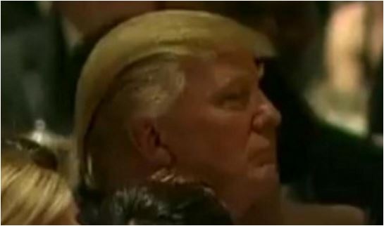 Trump at White House Correspondents Dinner being picked on by Barack Obama and Seth Meyers -- and perhaps deciding then and there to run for President.