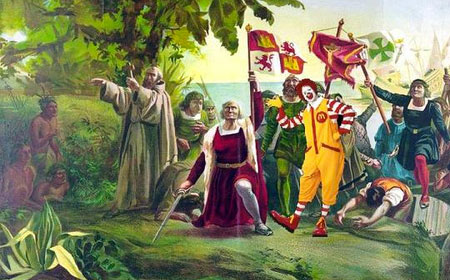 columbus and clowns