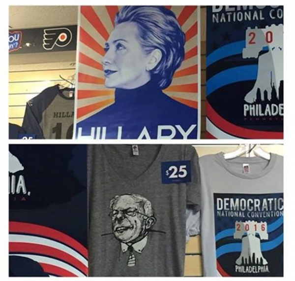 Fig. 2: The one and only Bernie shirt offered for sale: