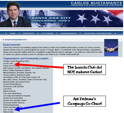 What can you say about a politician who is apparently so lazy and so dishonest that he doesn’t bother to update the endorsements on his campaign website?  One of my […]