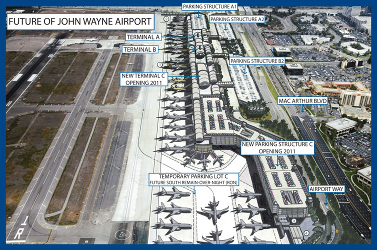 “Airports across the country are shelving or downsizing planned expansions because of a sharp drop in passengers, yet John Wayne Airport in Orange County is proceeding with a $652-million terminal […]