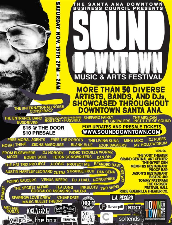 Koos is back in Santa Ana and tonight you can enjoy their first concert production, “soundDowntown 2008,” which “is a one-day music festival on Saturday, November 15, featuring a lineup of […]