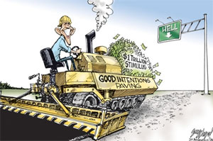 President Obama’s economic recovery package will actually hurt the economy more in the long run than if he were to do nothing, the nonpartisan Congressional Budget Office said Wednesday. CBO, […]