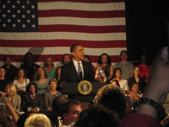 President Barack Obama wowed the crowd at the Orange County Fairgrounds today.  I heard that the first local elected official he introduced was Santa Ana Mayor Miguel Pulido.  Interesting.  I […]