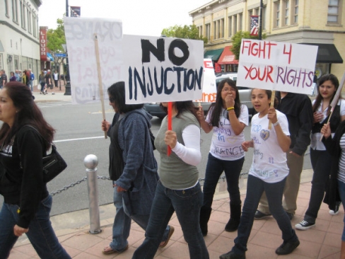 (Picture Courtesy of the O.C. Register) [poll id=”127″] “Orange residents gathered Saturday afternoon to protest a gang injunction being sought by Orange police.  About 50 protesters met at Killefer Park […]