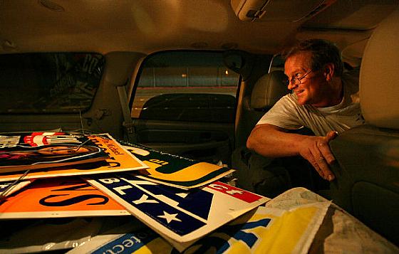 Libertarian Norm Westwell has signs ready to go for his H.B. City Council campaign (Picture Courtesy of the O.C. Register) There are four seats opening up on the Huntington Beach […]