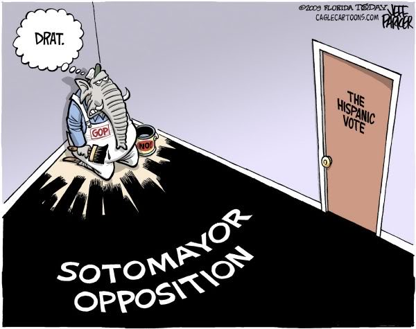 UPDATE: “With Democrats holding a 12-7 majority on the Judiciary Committee and a 60-40 advantage in the full Senate, Sotomayor doesn’t need any GOP votes to get confirmed if Democrats […]