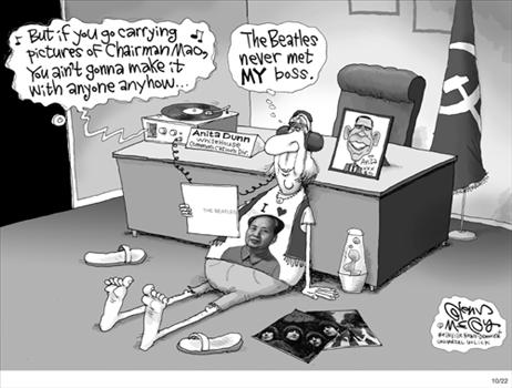 The President takes a hundred and fifty minutes of your taxpayer dollars to entertain left wing carpet chewers in the Oval Office, while he considers another czar to tell the […]