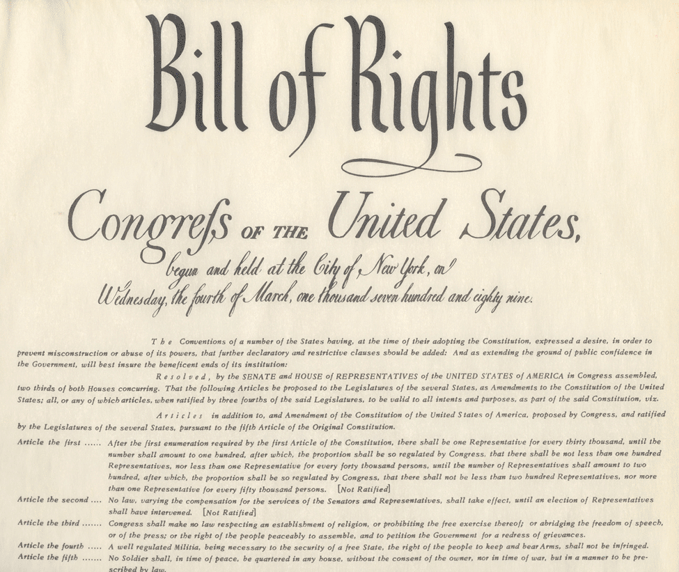  Thomas Jefferson, who did not attend the Constitutional Convention, in a December 1787 letter to Madison called the omission of a Bill of Rights a major mistake: “A bill of […]