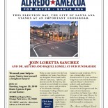 US Rep. Loretta Sanchez, and Dr Arturo & Raquel Lomeli hosting a Fundraiser for Alfredo Amezcua for Mayor of Santa Ana! Per Alfredo Amezcua’s website, “As a lifelong resident of […]