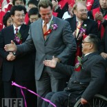 Governor Arnold is off to China for a six day tour.  He is looking for jobs, riding those cool high speed rail connections and seeking to launch 100,000 new jobs […]
