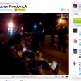 . . . Above is a screenshot of the Ustream.tv feed showing tonight’s police raid on Occupy LA.  Protesters set off fireworks to signal the impending raid.  Last heard, police [&hellip;]