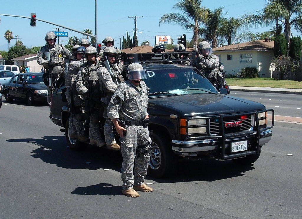 Tank Riot Officer Our Towns Don’t Need Tanks!