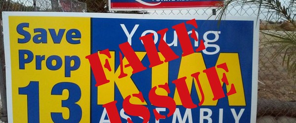 Young Kim - Big Lie on Prop 13 - Fake Issue