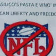 HB's stoopidest restaurant hates the NFL because they kneel and wear masks.