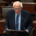 Bernie Sanders captured in the act of committing aggravated prophetic wisdom