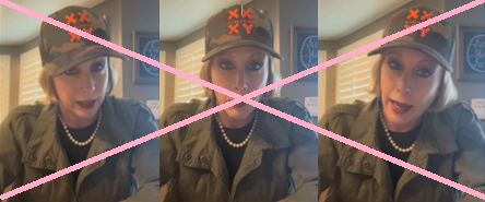 Endlessly harassing a child. Violating confidentiality. Now defaming Myovich.  Censure this woman!